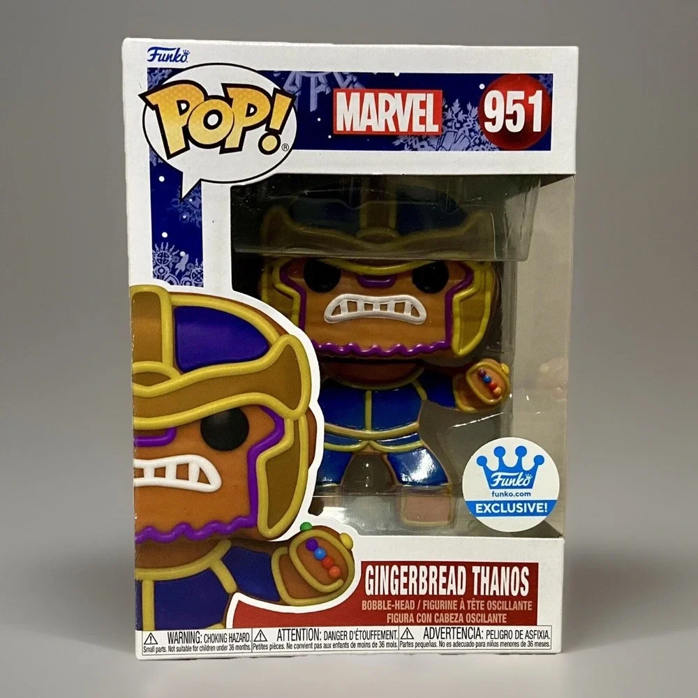 Funko POP! Holiday Marvel #951 Gingerbread Thanos Christmas Funko Exclusive NIB.